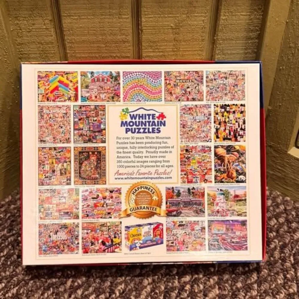 White Mountain The Holidays 1000 Piece Puzzle
